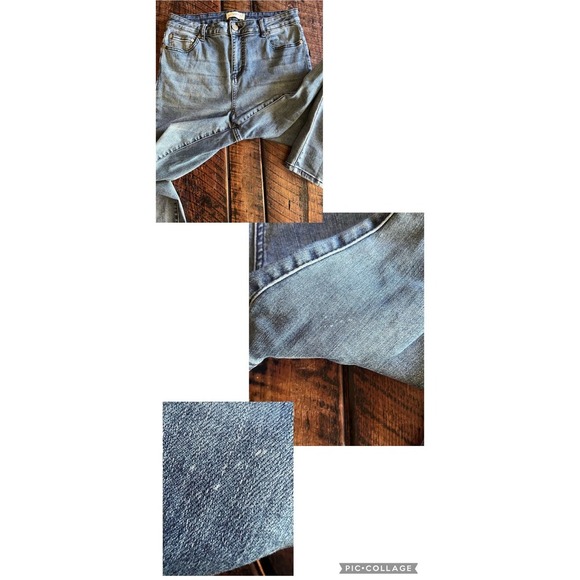 Anthropologie ELOQUII Denim super Hi-Rise blue Jeans Size 14S - Picture 11 of 15